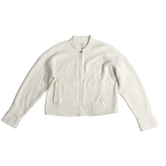 Rhone women's Westside Full Zip Cardigan Sweater size M medium sand stone ivory - Picture 7 of 12